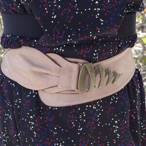 Big Chunky Women's  Leather Belt BY Andre' Verger